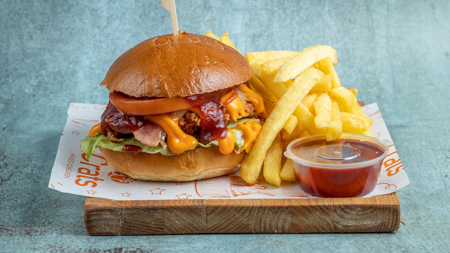 Burger combo - Crats Mexican